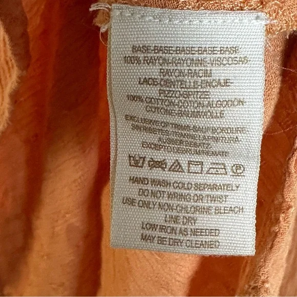 Free People "The Best" Crochet Button Front Top Size Large Long Sleeves Casual - Picture 10 of 10